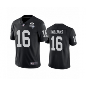 Las Vegas Raiders #16 Tyrell Williams Black 2020 Inaugural Season Vapor Limited Jersey