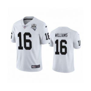 Las Vegas Raiders #16 Tyrell Williams White 2020 Inaugural Season Vapor Limited Jersey