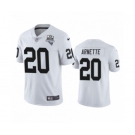 Las Vegas Raiders #20 Damon Arnette White 2020 Inaugural Season Vapor Limited Jersey