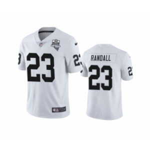 Las Vegas Raiders #23 Damarious Randall White 2020 Inaugural Season Vapor Limited Jersey