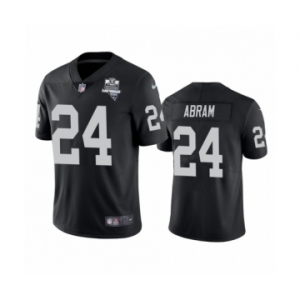 Las Vegas Raiders #24 Johnathan Abram Black 2020 Inaugural Season Vapor Limited Jersey