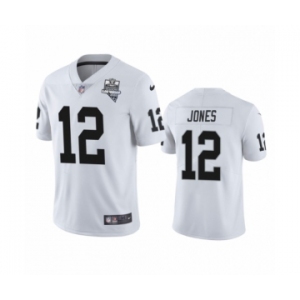 Las Vegas Raiders #24 Zay Jones White 2020 Inaugural Season Vapor Limited Jersey