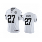 Las Vegas Raiders #27 Trayvon Mullen White 2020 Inaugural Season Vapor Limited Jersey