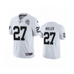 Las Vegas Raiders #27 Trayvon Mullen White 2020 Inaugural Season Vapor Limited Jersey