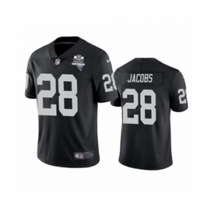 Las Vegas Raiders #28 Josh Jacobs Black 2020 Inaugural Season Vapor Limited Jersey