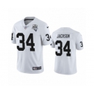 Las Vegas Raiders #34 Bo Jackson White 2020 Inaugural Season Vapor Limited Jersey