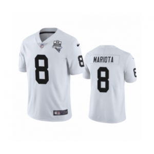 Las Vegas Raiders #8 Marcus Mariota White 2020 Inaugural Season Vapor Limited Jersey
