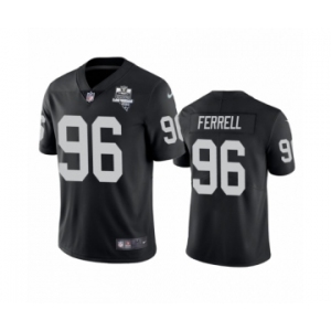 Las Vegas Raiders #96 Clelin Ferrell Black 2020 Inaugural Season Vapor Limited Jersey