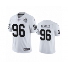 Las Vegas Raiders #96 Clelin Ferrell White 2020 Inaugural Season Vapor Limited Jersey