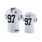 Las Vegas Raiders  #97 Maliek Collins White 2020 Inaugural Season Vapor Limited Jersey