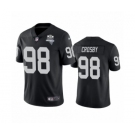 Las Vegas Raiders #98 Maxx Crosby Black 2020 Inaugural Season Vapor Limited Jersey