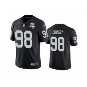 Las Vegas Raiders #98 Maxx Crosby Black 2020 Inaugural Season Vapor Limited Jersey