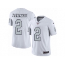 Men Nike Oakland Raiders #2 Giorgio Tavecchio Limited White Rush Vapor Untouchable NFL Jersey