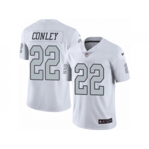 Men Nike Oakland Raiders #22 Gareon Conley Limited White Rush Vapor Untouchable NFL Jersey