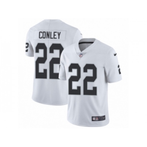 Men Nike Oakland Raiders #22 Gareon Conley White Vapor Untouchable Limited Player NFL Jersey