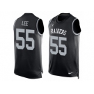 Men Nike Oakland Raiders #55 Marquel Lee Limited Black Player Name & Number Tank Top NFL Jersey