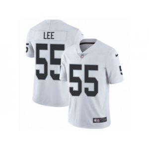 Men Nike Oakland Raiders #55 Marquel Lee White Vapor Untouchable Limited Player NFL Jersey