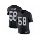 Men Nike Oakland Raiders #58 Tyrell Adams Black Team Color Vapor Untouchable Limited Player NFL Jersey