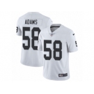 Men Nike Oakland Raiders #58 Tyrell Adams White Vapor Untouchable Limited Player NFL Jersey