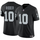 Men's Las Vegas Raiders #10 Desmond Ridder Black 2024 F.U.S.E. Vapor Stitched Football Jersey