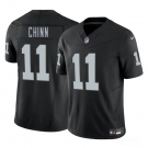 Men's Las Vegas Raiders #11 Jeremy Chinn Black 2025 F.U.S.E. Vapor Football Stitched Jersey