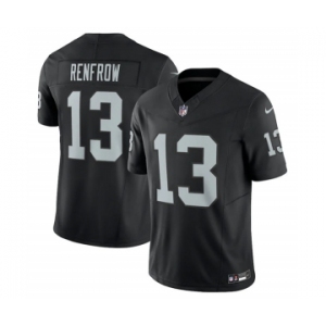 Men's Las Vegas Raiders #13 Hunter Renfrow Black 2023 F.U.S.E Vapor Untouchable Stitched Football Jersey