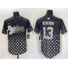Men's Las Vegas Raiders #13 Hunter Renfrow Black Limited Stitched Baseball Jersey