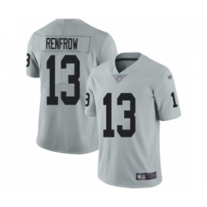 Men's Las Vegas Raiders #13 Hunter Renfrow Grey Vapor Untouchable Limited Stitched NFL Jersey