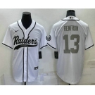 Men's Las Vegas Raiders #13 Hunter Renfrow White Stitched MLB Cool Base Nike Baseball Jersey