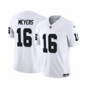 Men's Las Vegas Raiders #16 Jakobi Meyers White 2023 F.U.S.E Vapor Untouchable Football Stitched Jersey