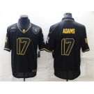 Men's Las Vegas Raiders #17 Davante Adams Black Gold Salute To Service Limited Stitched Jersey