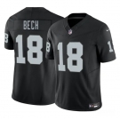Men's Las Vegas Raiders #18 Jack Bech Black 2025 Draft F.U.S.E. Vapor Untouchable Football Stitched Jersey