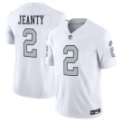 Men's Las Vegas Raiders #2 Ashton Jeanty White 2025 F.U.S.E. Vapor Stitched Football Jerseys