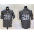 Men's Las Vegas Raiders #28 Josh Jacobs Grey Limited Stitched Jerseys