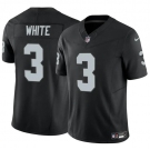 Men's Las Vegas Raiders #3 Zamir White Black F.U.S.E. Vapor Football Stitched Jersey