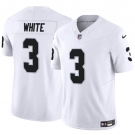 Men's Las Vegas Raiders #3 Zamir White White F.U.S.E. Vapor Football Stitched Jersey