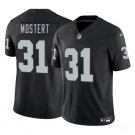 Men's Las Vegas Raiders #31 Raheem Mostert Black 2025 F.U.S.E. Vapor Football Stitched Jersey