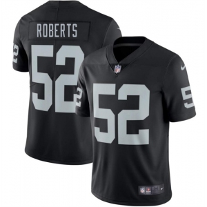 Men's Las Vegas Raiders #52 Elandon Roberts Black 2025 Vapor Football Stitched Jersey