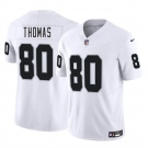 Men's Las Vegas Raiders #80 Ian Thomas White 2025 F.U.S.E. Vapor Football Stitched Jersey