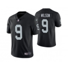 Men's Las Vegas Raiders #9 Tyree Wilson Black 2023 Draft Vapor Limited Stitched Football Jersey