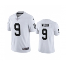 Men's Las Vegas Raiders #9 Tyree Wilson White 2023 Draft Vapor Limited Stitched Football Jersey