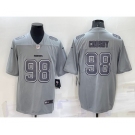 Men's Las Vegas Raiders #98 Maxx Crosby Grey Atmosphere Fashion 2022 Vapor Untouchable Stitched Limited Jersey