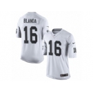 Men's Nike Oakland Raiders #16 George Blanda Limited White NFL Jersey