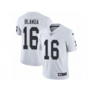 Men's Nike Oakland Raiders #16 George Blanda Vapor Untouchable Limited White NFL Jersey