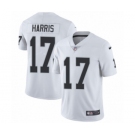 Men's Nike Oakland Raiders #17 Dwayne Harris White Vapor Untouchable Limited Player NFL Jersey