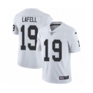 Men's Nike Oakland Raiders #19 Brandon LaFell White Vapor Untouchable Limited Player NFL Jersey