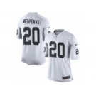 Men's Nike Oakland Raiders #20 Obi Melifonwu Limited White NFL Jersey