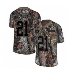 Men's Nike Oakland Raiders #21 Gareon Conley Limited Camo Rush Realtree NFL Jersey