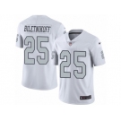 Men's Nike Oakland Raiders #25 Fred Biletnikoff Limited White Rush NFL Jersey