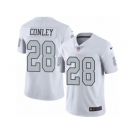 Men's Nike Oakland Raiders #28 Gareon Conley Limited White Rush NFL Jersey